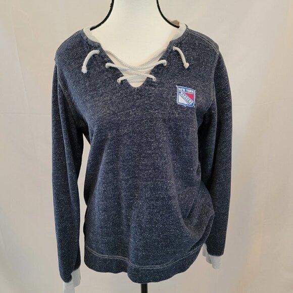 New York Rangers Logo Woman's sweatshirt - sz Large - Picture 1 of 5